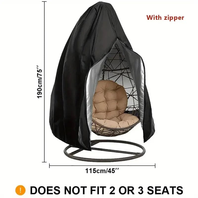 Oxford Cloth Egg Chair Cover Waterproof Outdoor Patio Swing