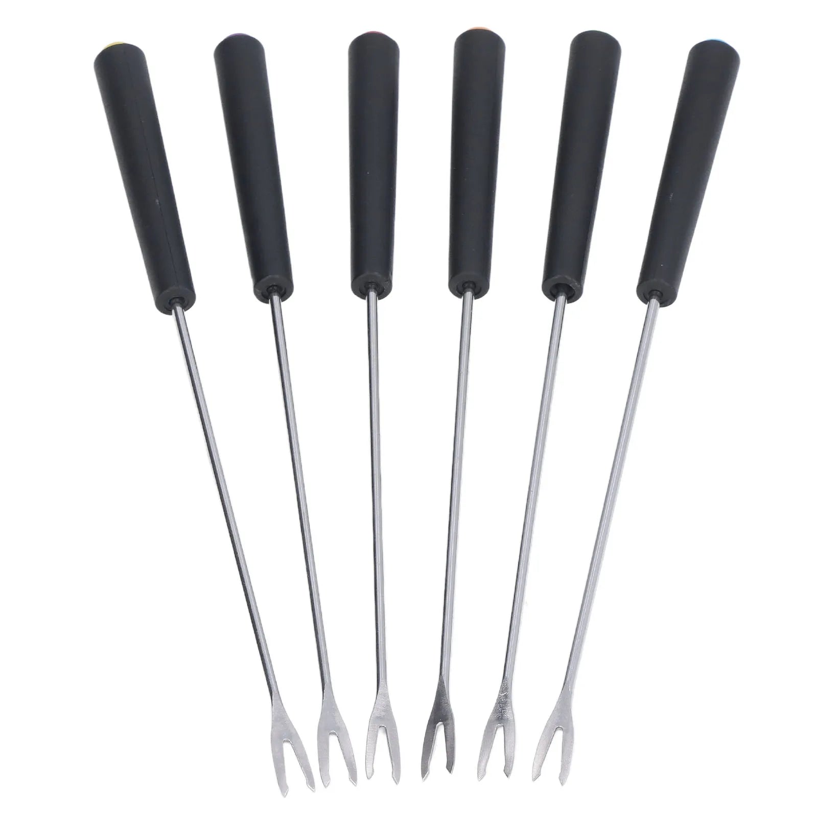6-Piece Stainless Steel Fondue Fork Set - Corrosion Resistant