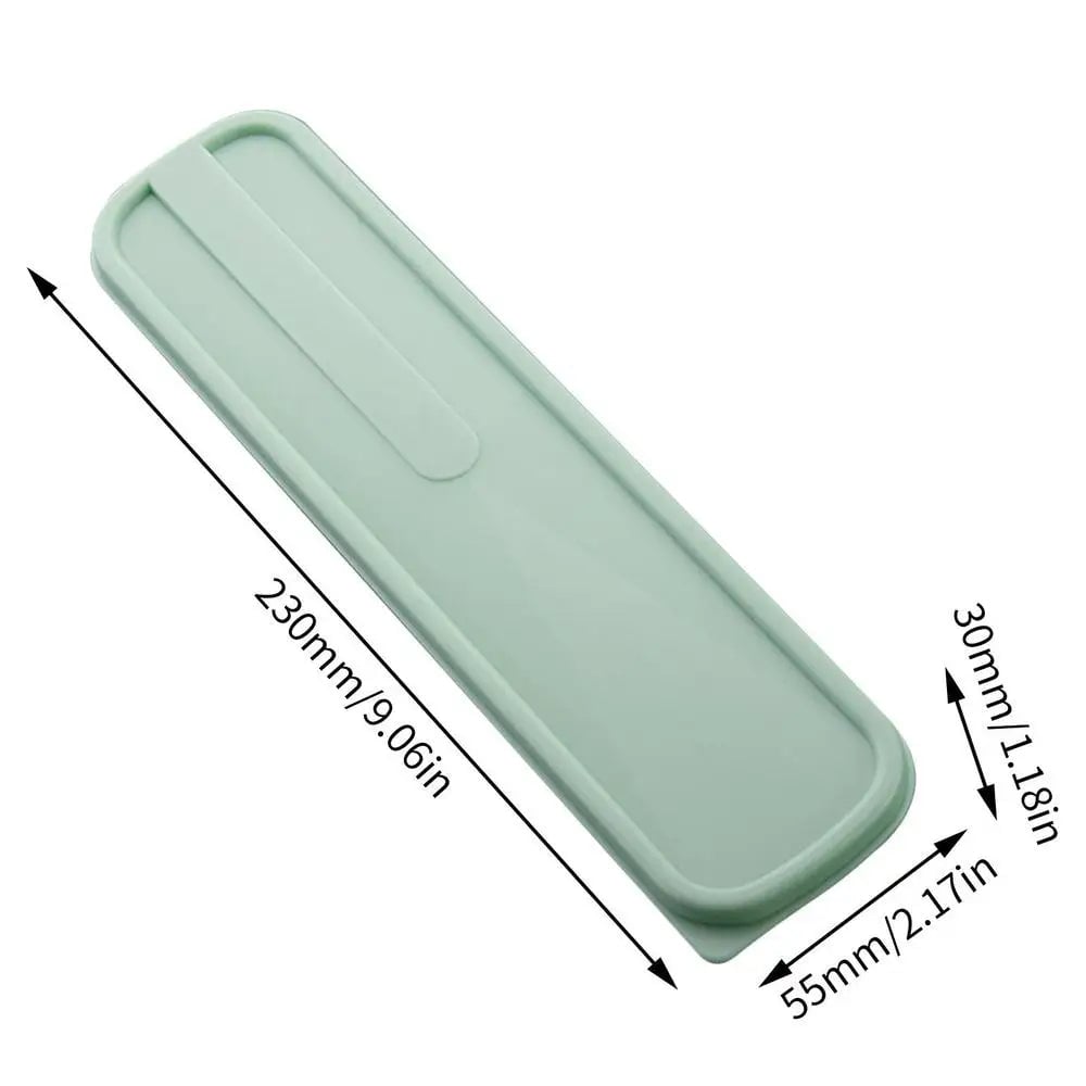 Portable Flip Cover Cutlery Storage Box - Drop Resistant Tableware