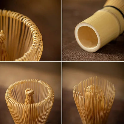 Bamboo Matcha Tea Set - Chasen Whisk & Chashaku Spoon Kit