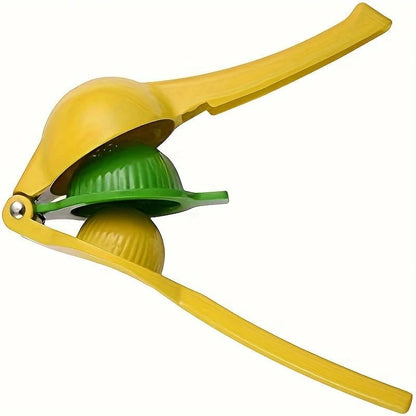2-in-1 Aluminum Alloy Citrus Juicer - Handheld Lemon Orange Press