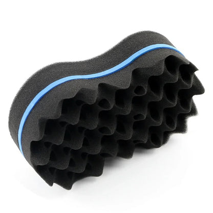 Double Sided Wavy Sponge Brush - Curly Hair Wig Shaping Tool