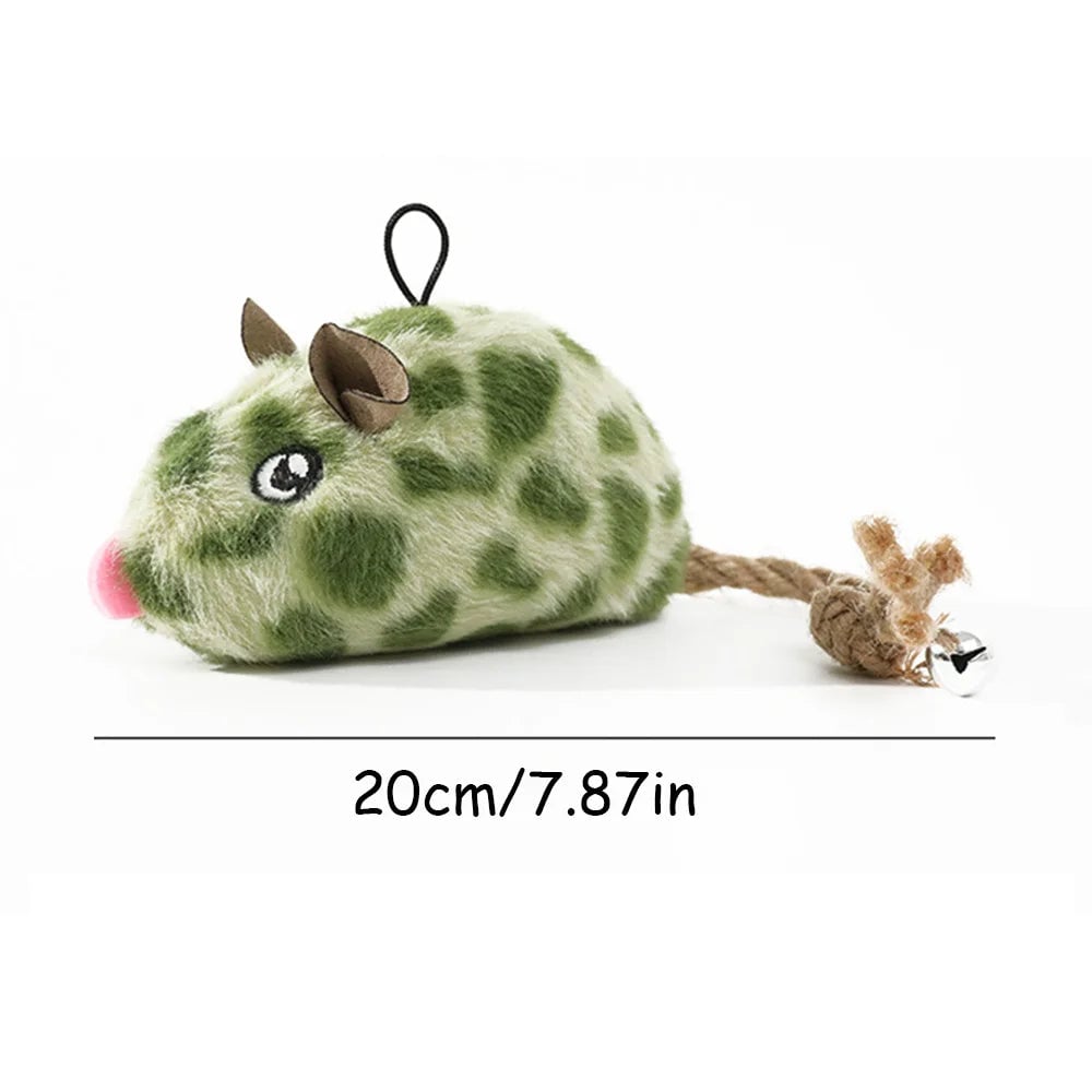 Squeaky Mouse Cat Toy Interactive Kitten Chew Toy Boredom Relief