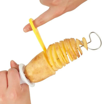 Whirlwind Potato Spiral Cutter - Vegetable Tower Slicer Machine