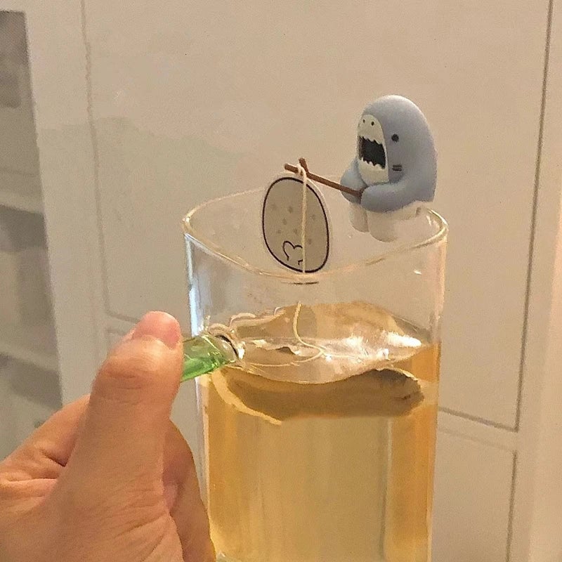 Reusable Silicone Shark Tea Infuser - Herbal Loose Leaf Strainer