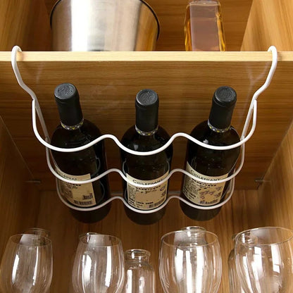 Refrigerator Organizer Rack - Beer Wine Bottle Holder Kitchen Shelf