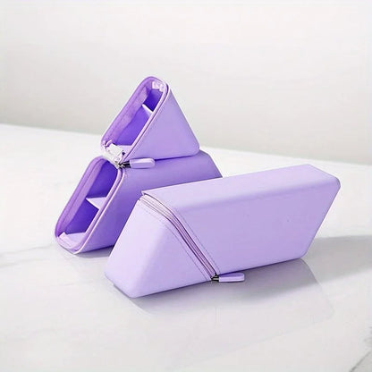 Foldable Silicone Pen Holder - Large Capacity Expandable Desk Cup