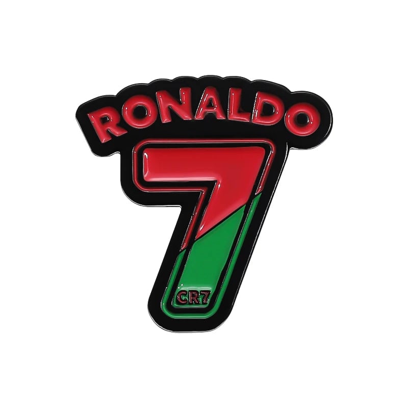 Football Star Enamel Lapel Pin - Professional Athlete Badge Brooch
