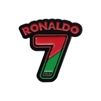 Football Star Enamel Lapel Pin - Professional Athlete Badge Brooch