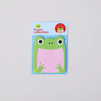 8 Piece Animal Sticky Notes Set - Panda Cat Memo Pads Stationery