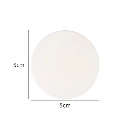 White Silicone Door Handle Bumpers Self Adhesive Wall Guards