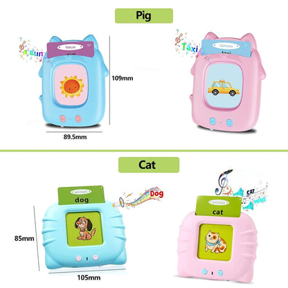 Multilingual Talking Flashcards Machine - English Spanish Italian Arabic