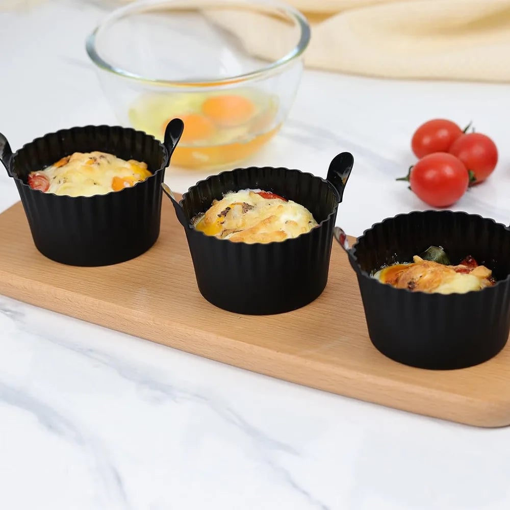Silicone Egg Cups - Air Fryer & Dishwasher Safe Reusable Baking