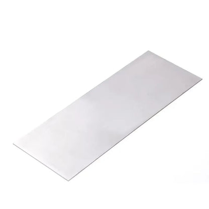 Stainless Steel Double-Sided Cake Scraper - Smooth & Textured Edges