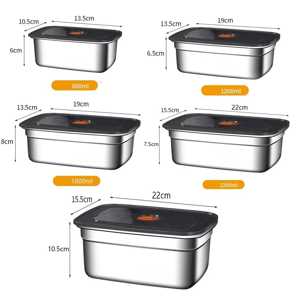 Stainless Steel Bento Box - Leak-proof Camping Lunch Container