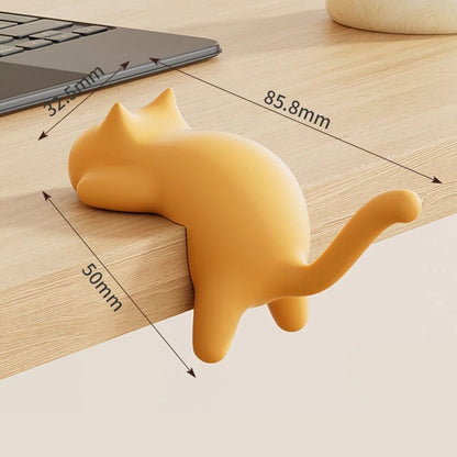 Cat Shaped No Trace Wall Hooks - Damage-Free Adhesive Mount Clips