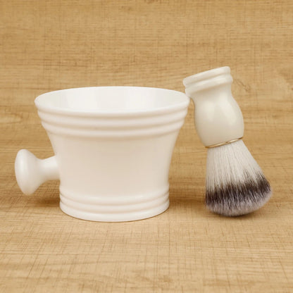 Professional Beard Shaving Brush Natural Bristle Hair Wooden Handle