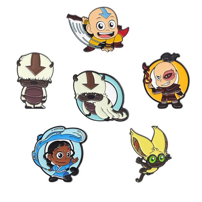 Custom Cartoon Anime Enamel Pins - Cute Character Lapel Badge Set