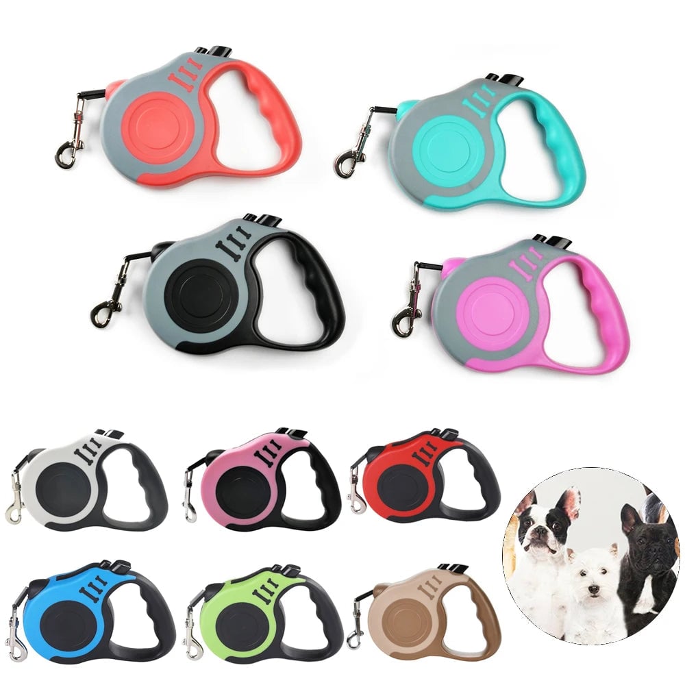 Retractable Dog Leash Automatic Nylon Multi-Size Puppy Lead