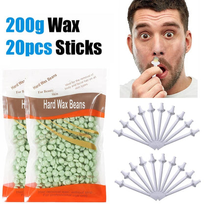 Portable Nose Wax Kit 50g-1005g Hair Removal Men Women Beauty
