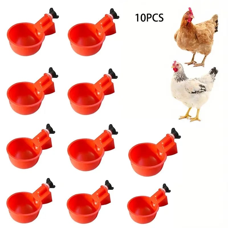 Automatic Chicken Water Dispenser Bowl - Poultry Drinking System