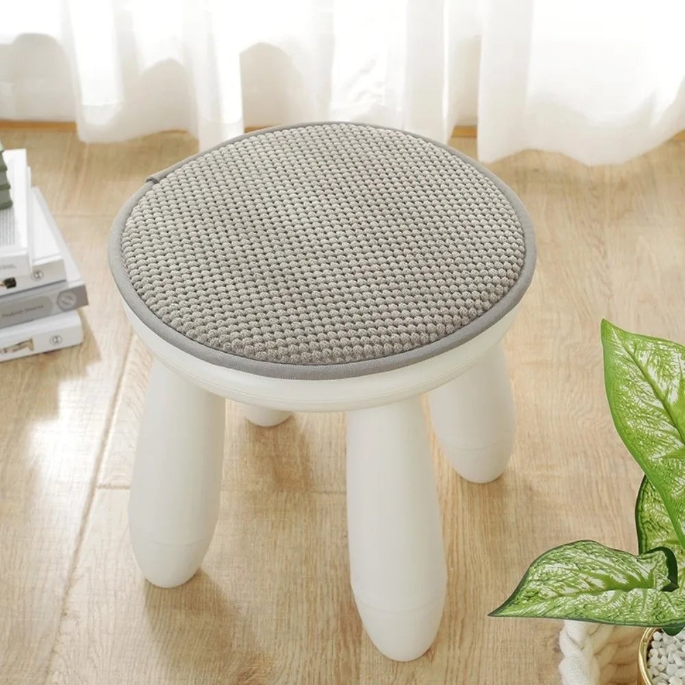 25/35cm Round Chair Cushion Non-slip Thick Warm Seat Pad Winter