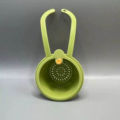Press-Type Drain Basket Food Strainer Multi-Functional Kitchen