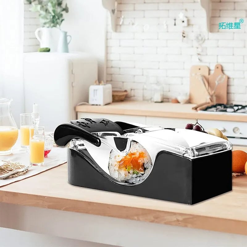 Sushi Making Kit - Japanese Rice Roll Mold with Seaweed Wrapper Tool