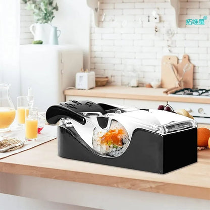 Sushi Making Kit - Japanese Rice Roll Mold with Seaweed Wrapper Tool