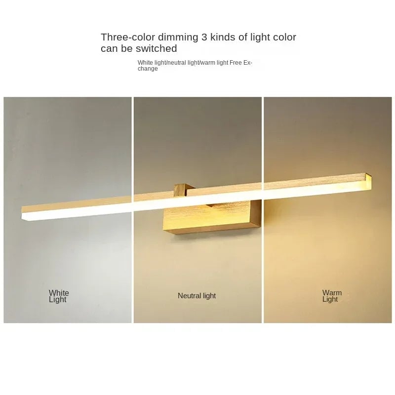LED Bathroom Mirror Cabinet Light - Minimalist Wall Mount Vanity Light