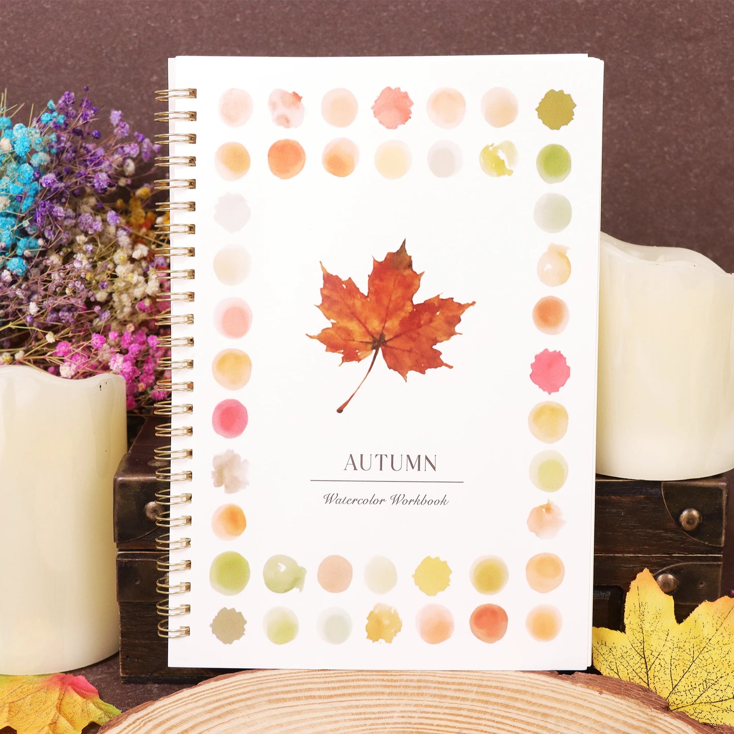 Watercolor Oil Painting Practice Book - Beginner to Advanced Art Album