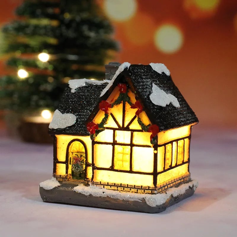LED Christmas House Night Light - Micro Landscape Decoration Luminous