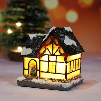 LED Christmas House Night Light - Micro Landscape Decoration Luminous