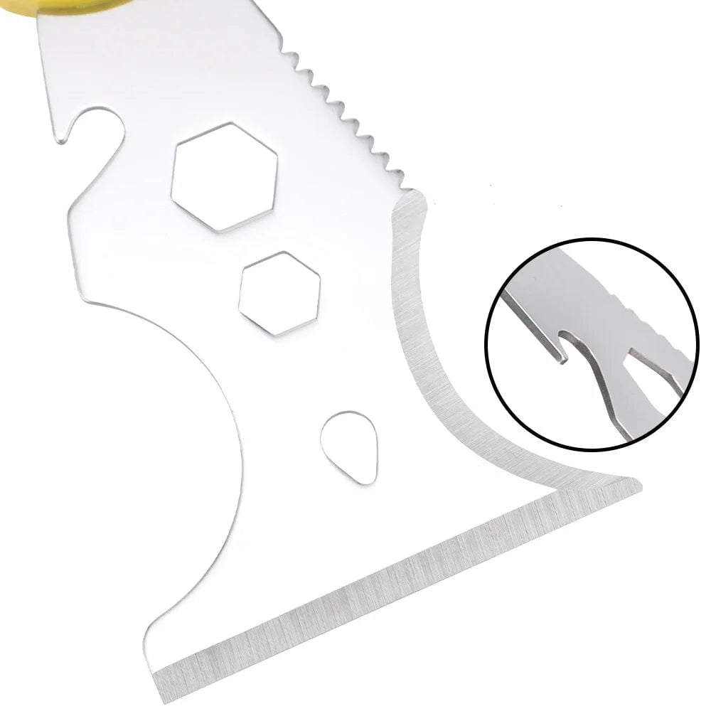 15-in-1 Stainless Steel Putty Knife Multi-Tool Paint Scraper Set
