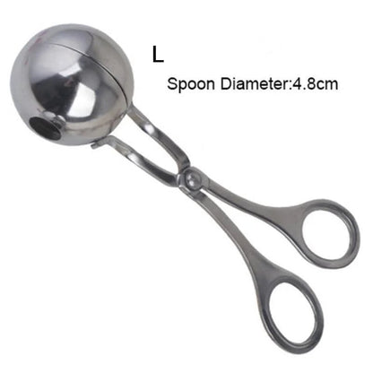 Stainless Steel Meatball Maker Tool - Non-Stick Round Ball Shaper