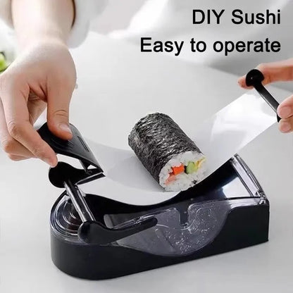 Sushi Making Kit - Japanese Rice Roll Mold with Seaweed Wrapper Tool