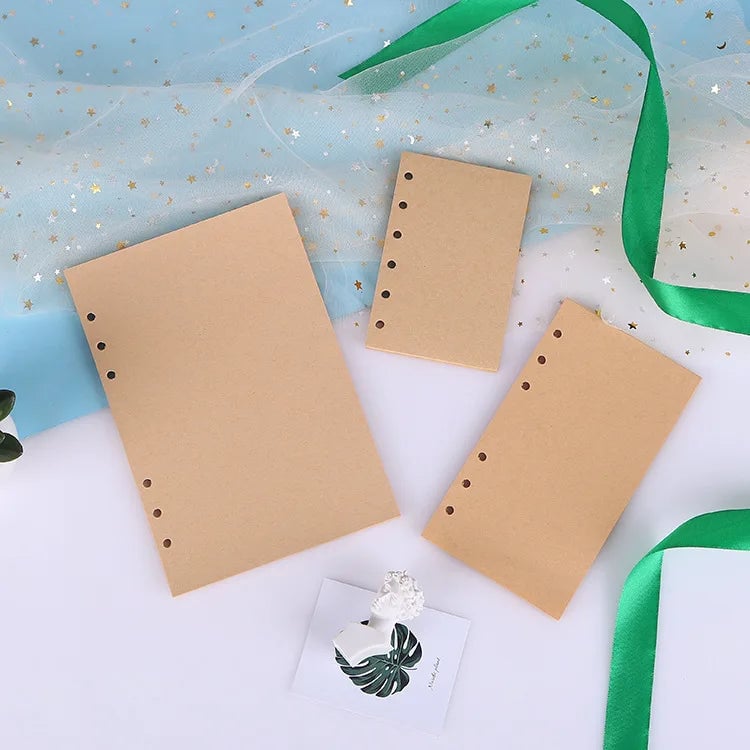 A5 A6 A7 Spiral Notebook Refill Pages 45 Sheets Line Dot Grid Paper
