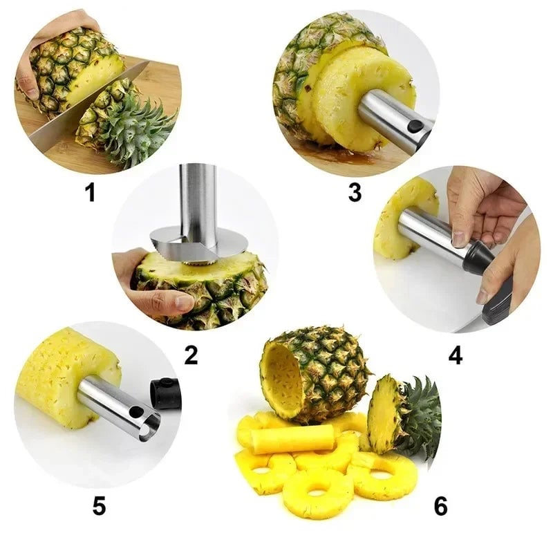 Stainless Steel Pineapple Slicer Peeler Cutter Kitchen Tool
