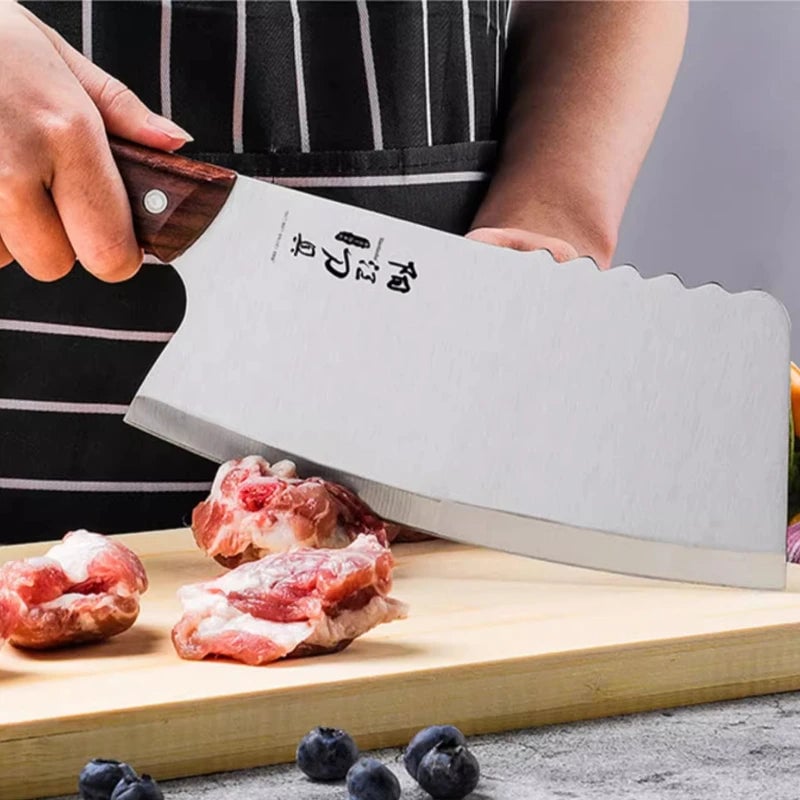 Ultra-Sharp Stainless Steel Kitchen Knife - Chef Utility Meat Cutting