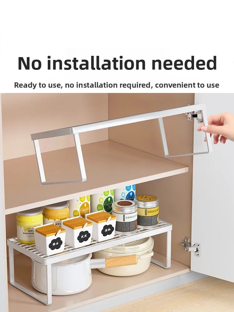 Multi-Layer Kitchen Countertop Organizer Spice Rack Storage Shelf