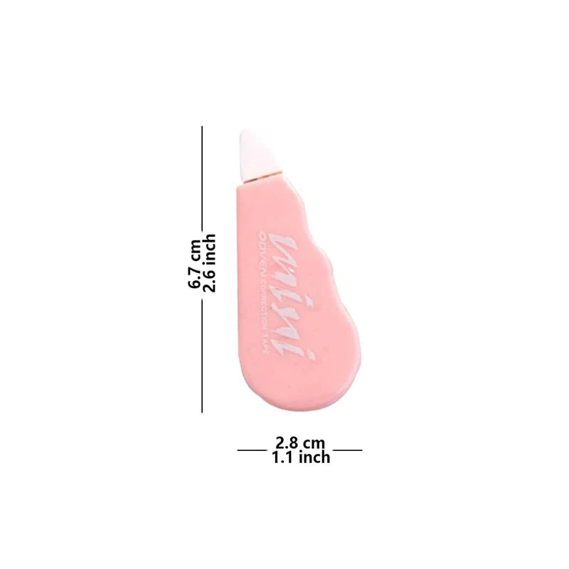 6-Piece Kawaii Macaron Correction Tape Set - School Office Supplies