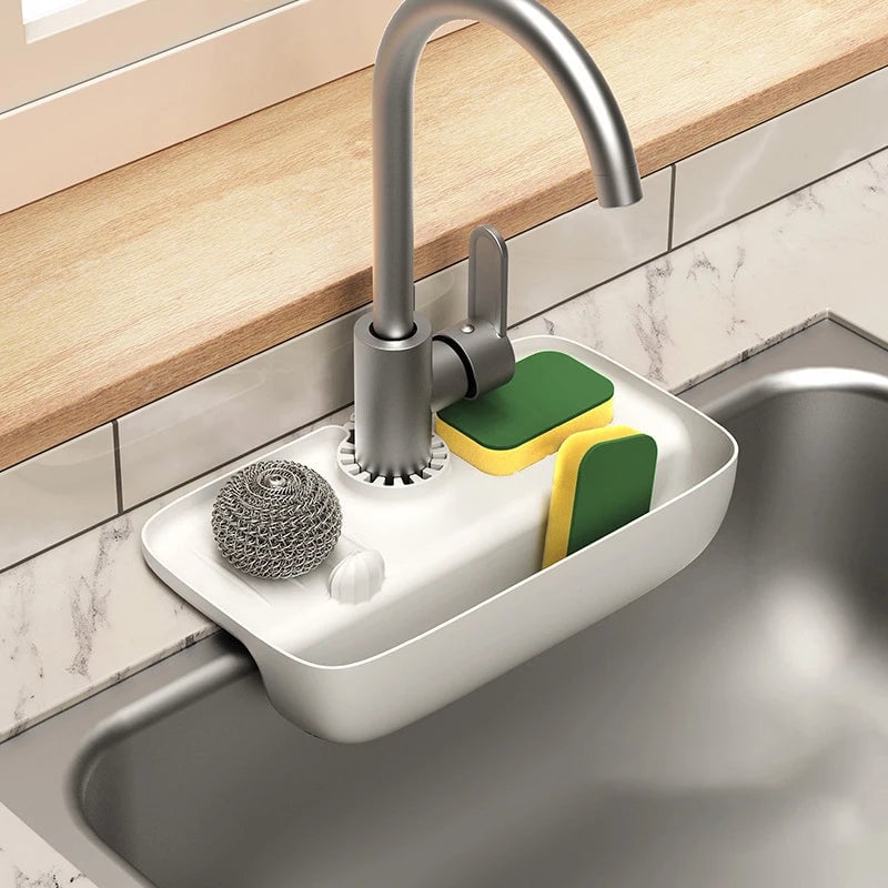 Rubber Anti-Slip Faucet Drain Rack - Splash Proof Kitchen Mat