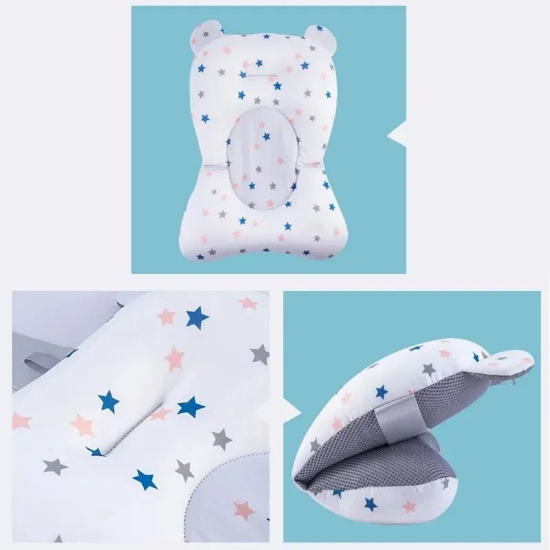 Anti-Slip Newborn Bath Pillow Seat Support Cushion Pad Infant