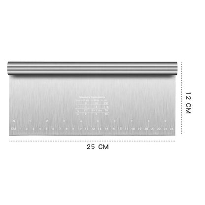 Stainless Steel Cake Scraper Spatula - Buttercream Smoother Tool