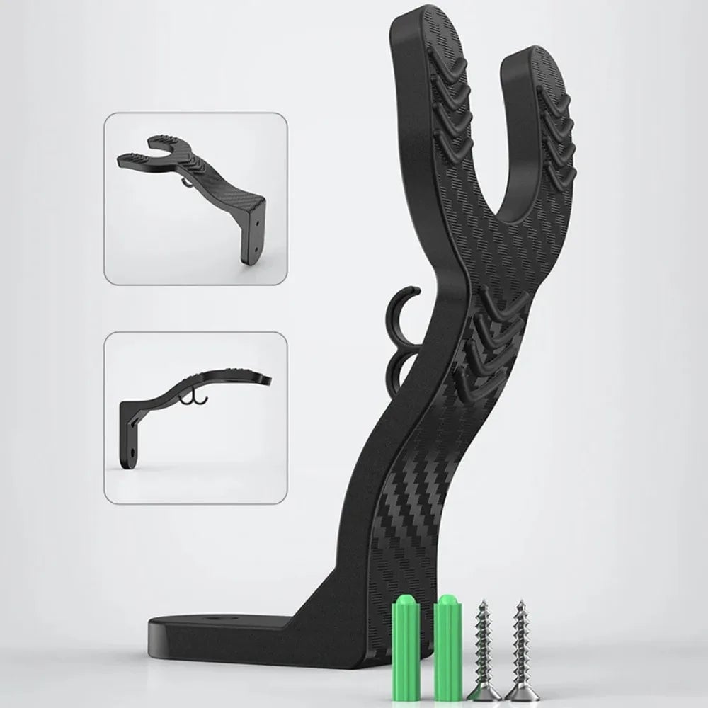 Wall Mount Multipurpose Hook Rack - Helmet Luggage Jacket Hanger