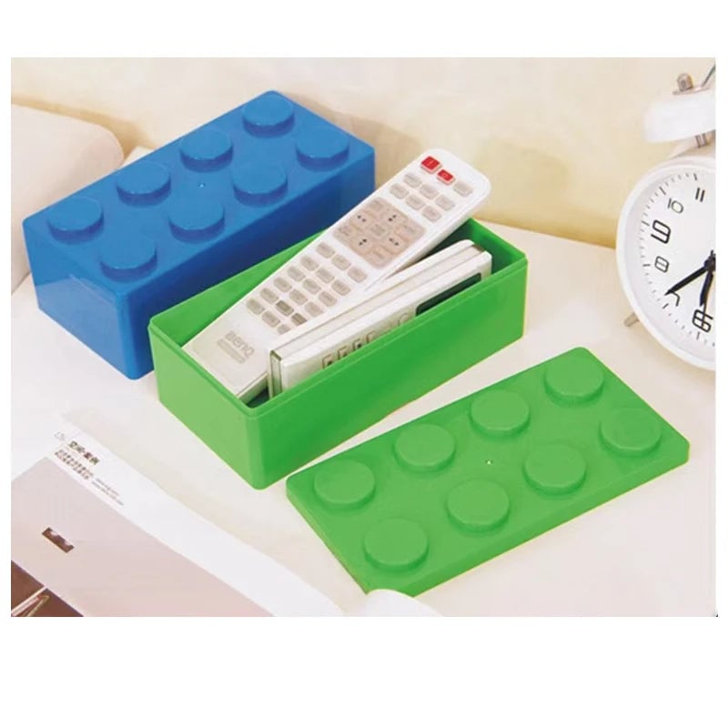 Building Blocks Storage Box - Desktop Organizer for Makeup Jewelry