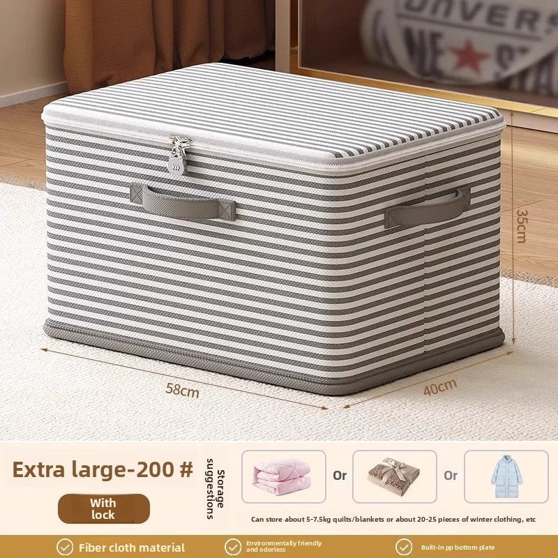 Lockable Foldable Storage Box - Password Protected Organizer