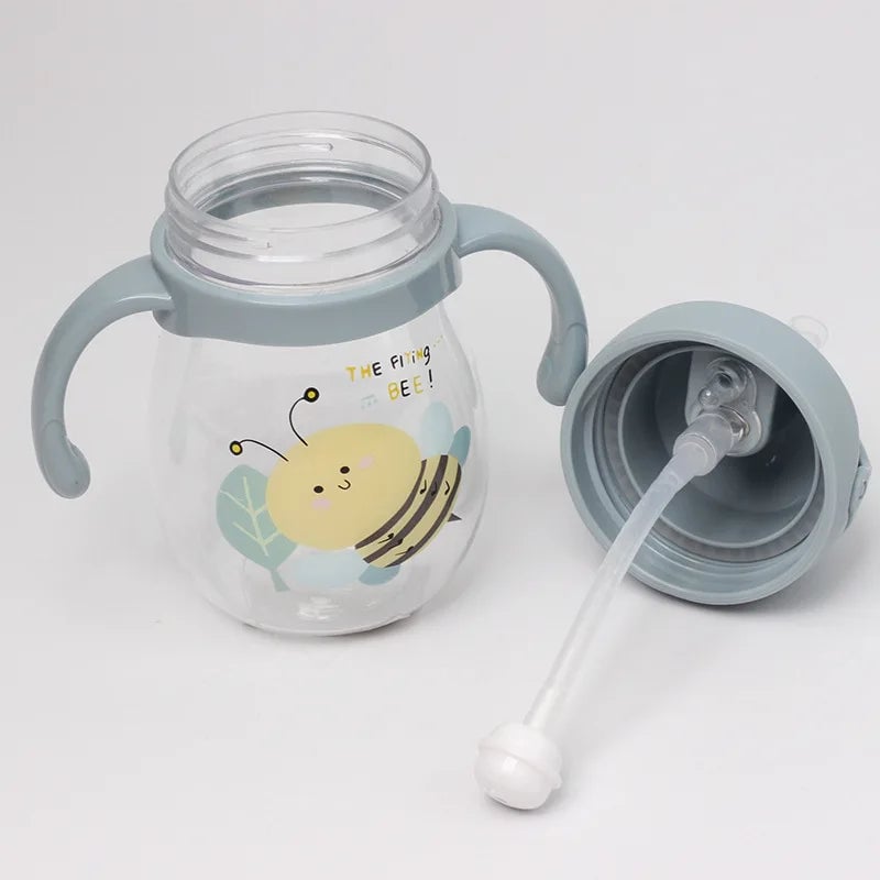 Anti-Choking Baby Water Cup with Gravity Ball & Duckbill Straw
