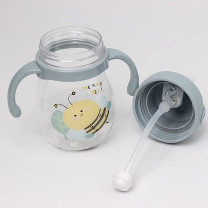 Anti-Choking Baby Water Cup with Gravity Ball & Duckbill Straw