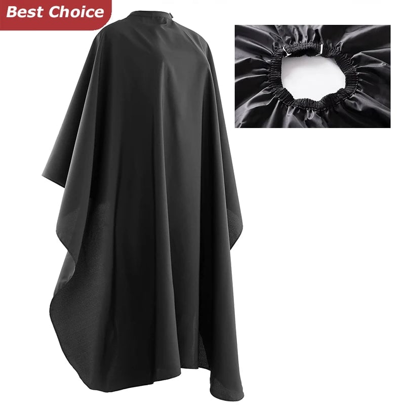 Waterproof Hair Cutting Cape - Adjustable Snap Barber Cloak